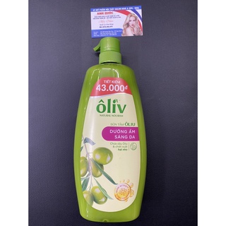 Sữa tắm ôliv dưỡng ẩm sáng da 1000ml