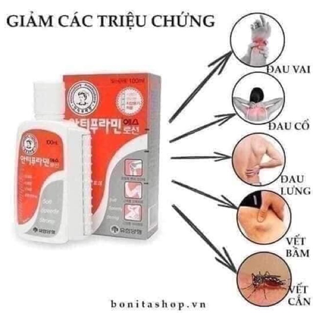 Dầu nóng xoa bóp Hàn quốc