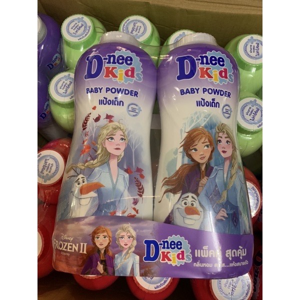 Phấn Rôm DNEE Thái Đủ Màu Chai Lớn 400g