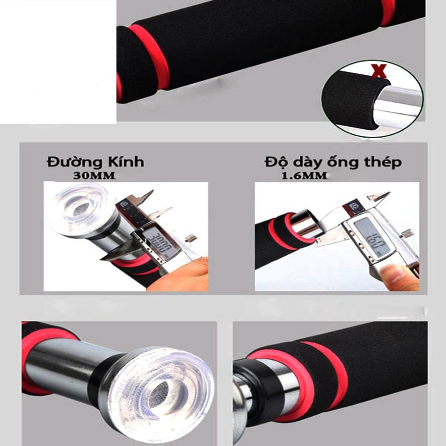 Xà Đơn Gắn Cửa Hợp Kim Cao Cấp Có Thể Tùy Chỉnh Kích Thước Xà Đơn Treo Tường Đa Năng Nhiều Cỡ An Toàn Chắc Chắn