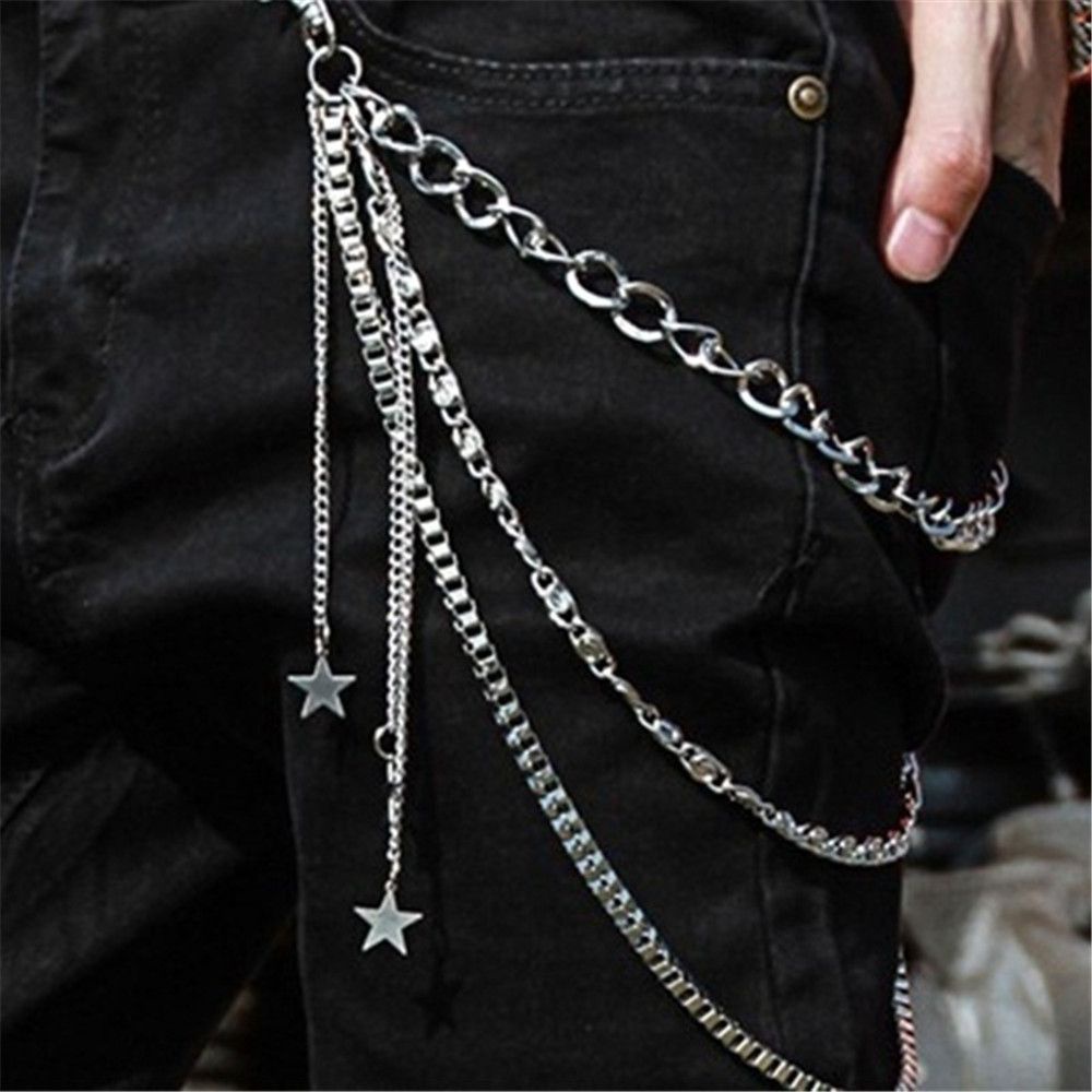 Chuỗi dây xích gắn quần jean phong cách gothic cá tính thời trang cho nam
