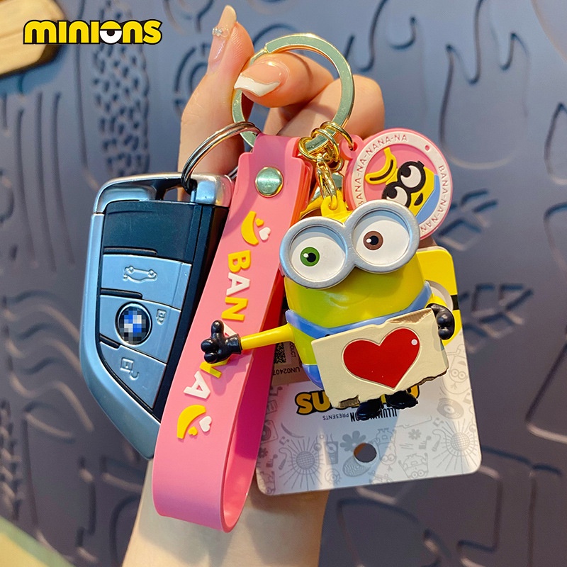 Móc Khóa Hình Minions Hoạt Hình Dễ Thương