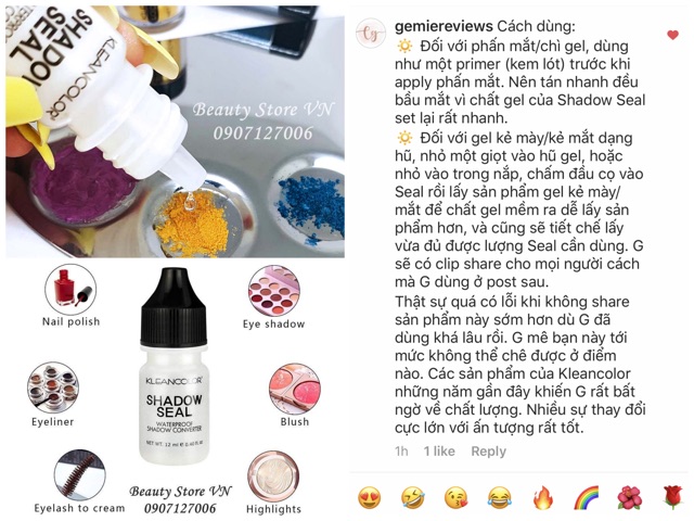 Kem Lót Mắt Dạng Lỏng Kiềm Dầu Chống Nước, Làm Mềm Makeup Bị Khô Đa