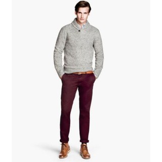 Quần H&M đỏ bordeaux size 33 auth