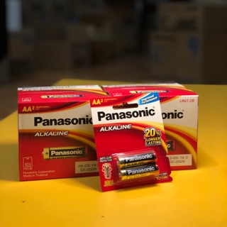 01 vỉ (2 viên) Pin alkaline AA Panasonic