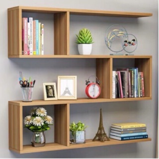 Kệ sách gỗ lắp ghép loại to rộng 80cm cao 80cm sâu 20cm