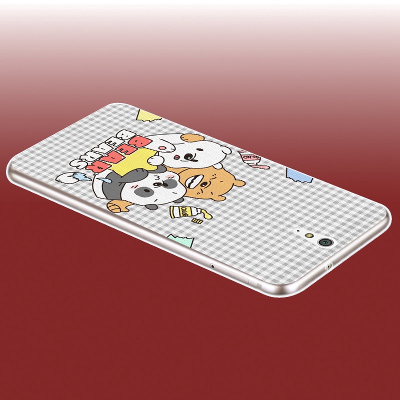 Ốp lưng We Bare Bears dễ thương nhiều mẫu mã cho điện thoại Sony Xperia C3 C5 M4 L1 L2 XA XA1 XA2 Ultra Plus X