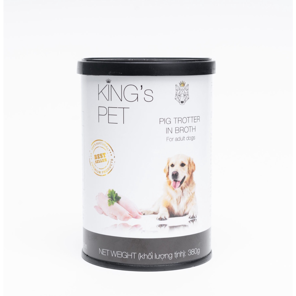 Pate hỗn hợp cho chó và mèo King’s Pet hộp 380g - PetMall