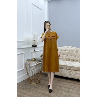 Đầm bầu chất thun