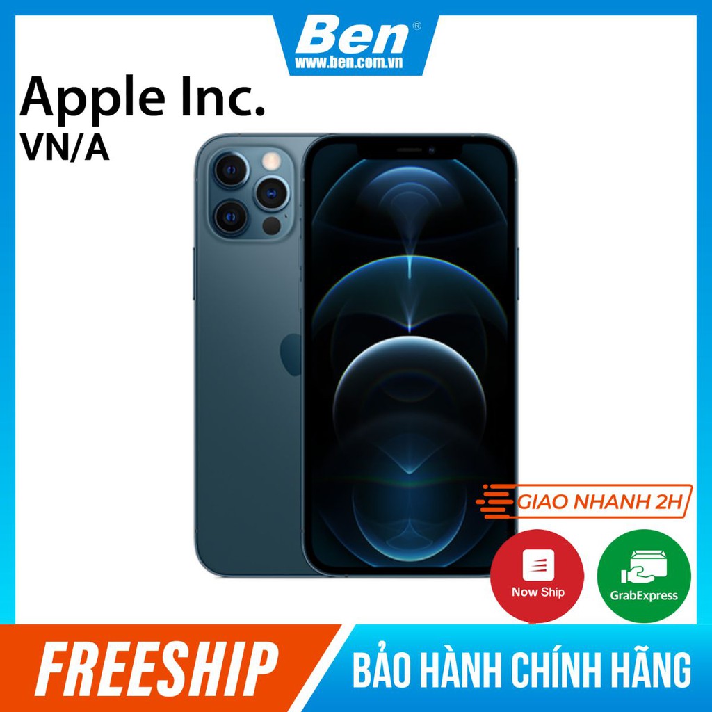 Điện thoại Apple iPhone 12 Pro 256GB - VN/A Hàng Chính Hãng Bảo Hành Apple tại Việt Nam- Ben Computer