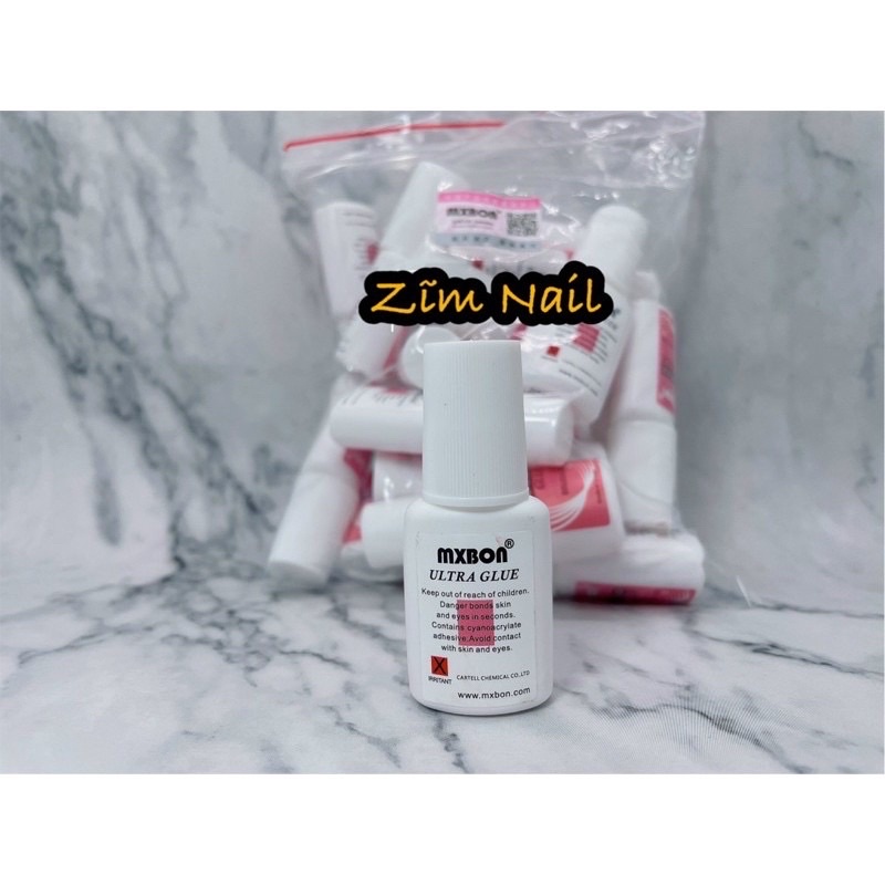 Keo mxbon hồng chuẩn loại 1, đính đá dán móng nail