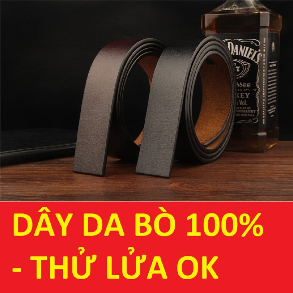 Thắt Lưng Da Nam Khóa Cài Tự Động Dây Thắt Lưng Cao Cấp Dây Nịt Nam Da Bò 100% Chính Hãng