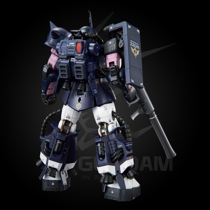 MÔ HÌNH GUNDAM BANDAI RG 1/144 MS-06R-1A BLACK TRI-STARS ZAKU II [P-BANDAI]