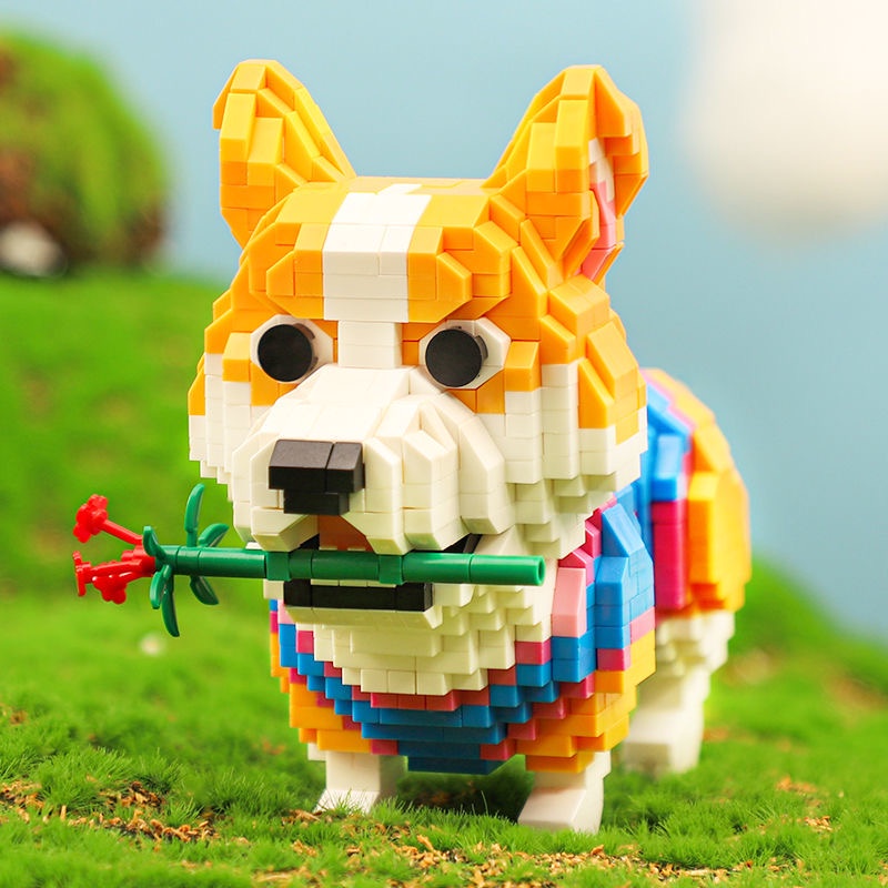 Đồ Chơi Lắp Ráp Hình Thú Cưng Dễ Thương Cho Bé 18391-18396