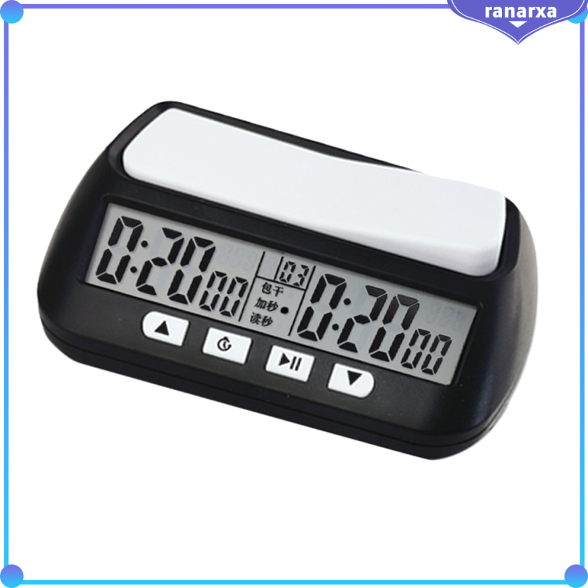 Chess Game Competition Digital Count Up Down Timer Chess Clock Black