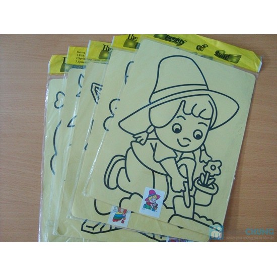 Tranh cát cho bé giá sỉ 4 size