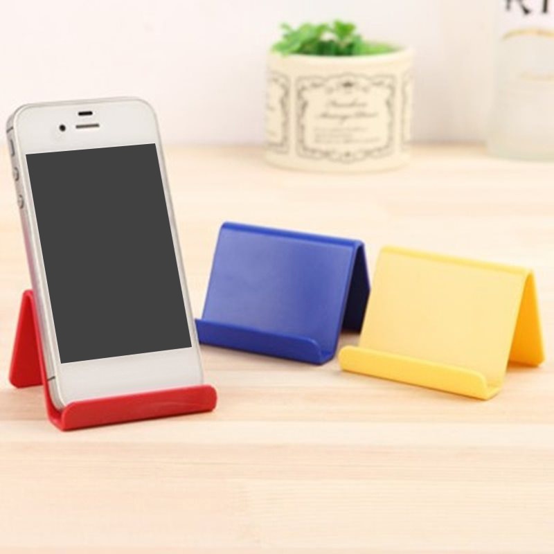 Giá đỡ điện thoại mini để bàn màu sắc ngọt ngào tiện lợi dễ mang theo dành cho trang trí nhà ở