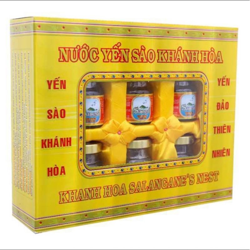 Yến sào Sanest Khánh Hòa hộp 6 hũ×70ml,bổ phổi,giảm mệt mỏi,tăng sức đề kháng cho cơ thể,,đẹp da,chống lão hóa | BigBuy360 - bigbuy360.vn