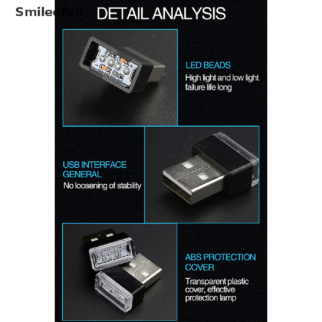 [Smileofen] Đèn LED Chiếu Sáng Trang Trí Phòng Thi Đấu Với Ổ Cắm USB Khẩn Cấp * On