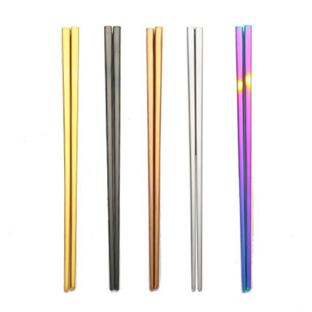 1 Đôi đũa inox 304 nhiều màu phong cách Trung Hoa chất lượng