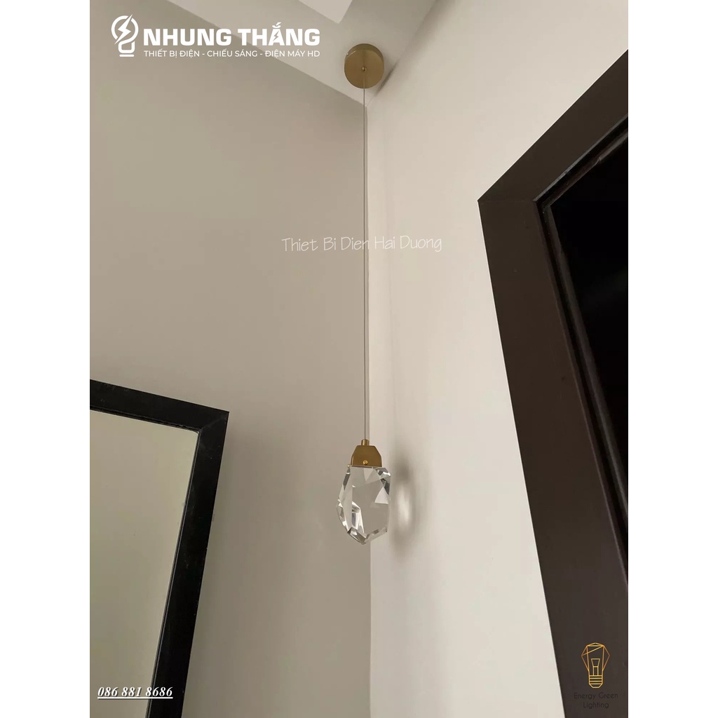 Đèn Thả Pha Lê Thủy Tinh Cao Cấp DGT-888 - Decor Phong Cách Sang Trọng - Kiểu Dáng Hiện Đại ,Độc Đáo