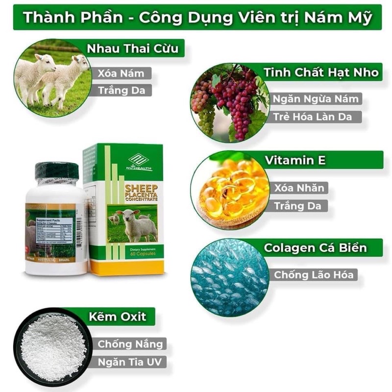 Nhau thai cừu xóa nhăn của Mỹ