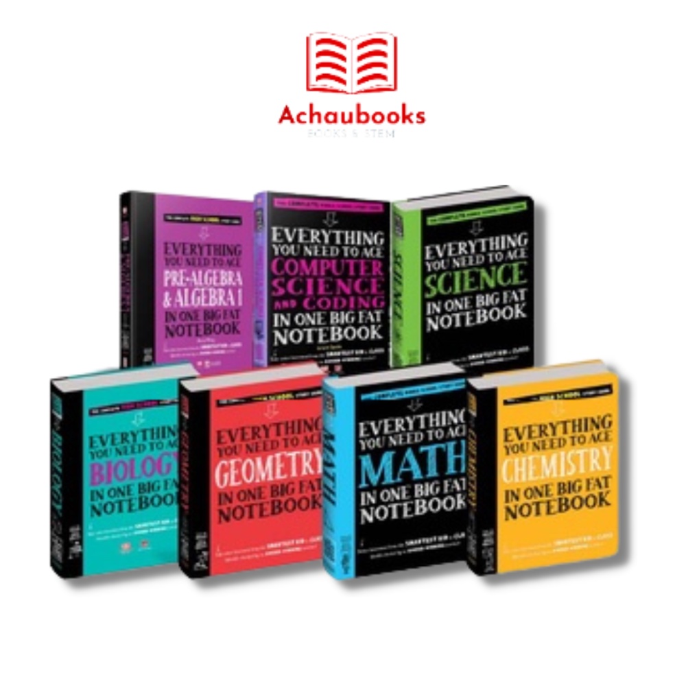 Sách Big Fat Notebooks - everything you need to ace - Sổ tay học tập - Á Châu Books (7 cuốn)
