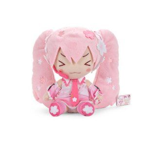 [TAITO] Gấu bông doll nhỏ Vocaloid Sakura Miku Hatsune Plush Pink Smiling ver chính hãng Nhật Bản