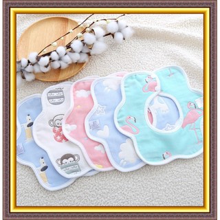Bộ 2 Yếm cổ cực dễ thương cho bé tập ăn (1 bộ 2 chiếc nhé)