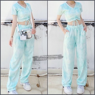 [ẢNH THẬT] SET CROPTOP + QUẦN 3D