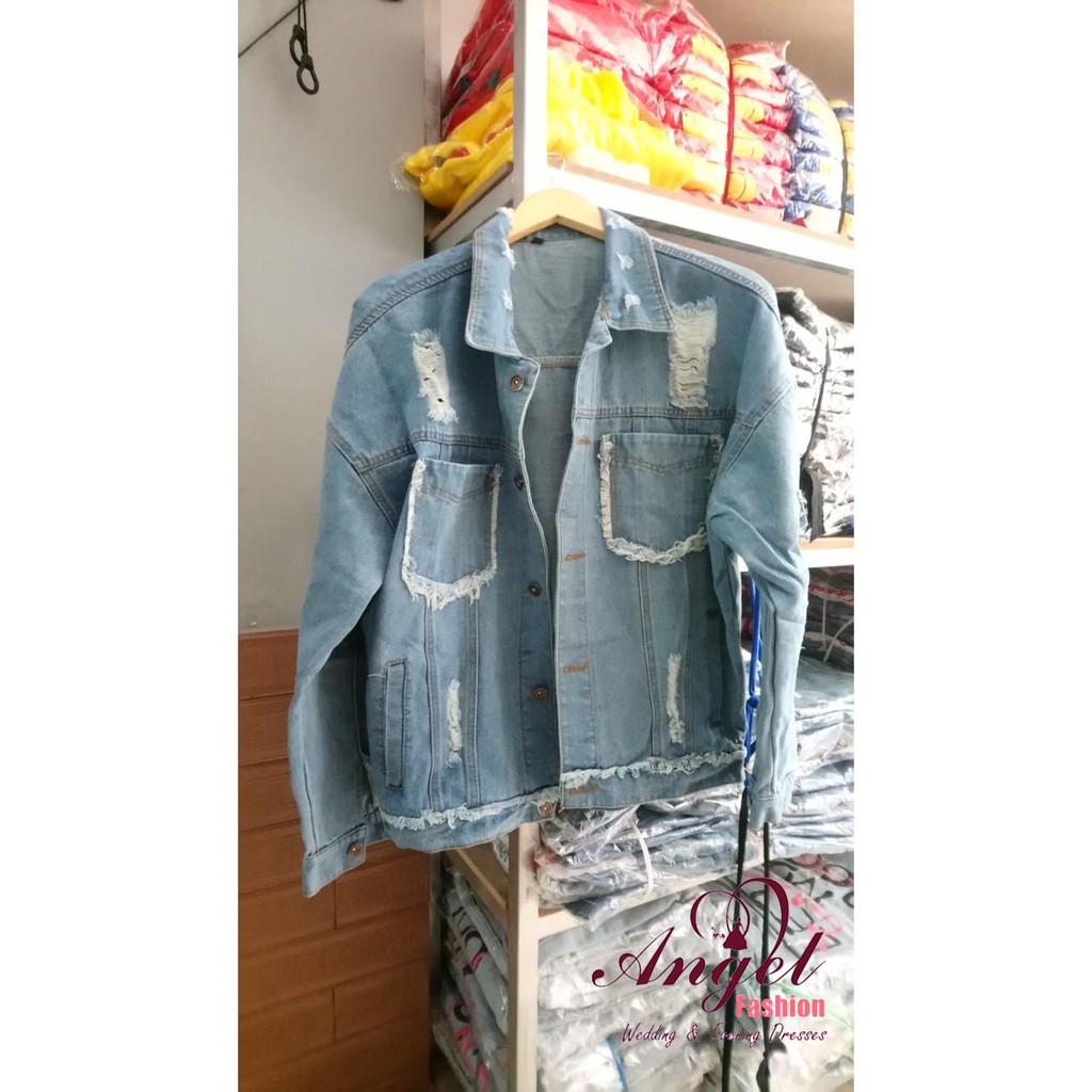 [Freeship] Áo khoác jean NAM NỮ UNISEX thời trang Noble phong cách HÀN NB 03