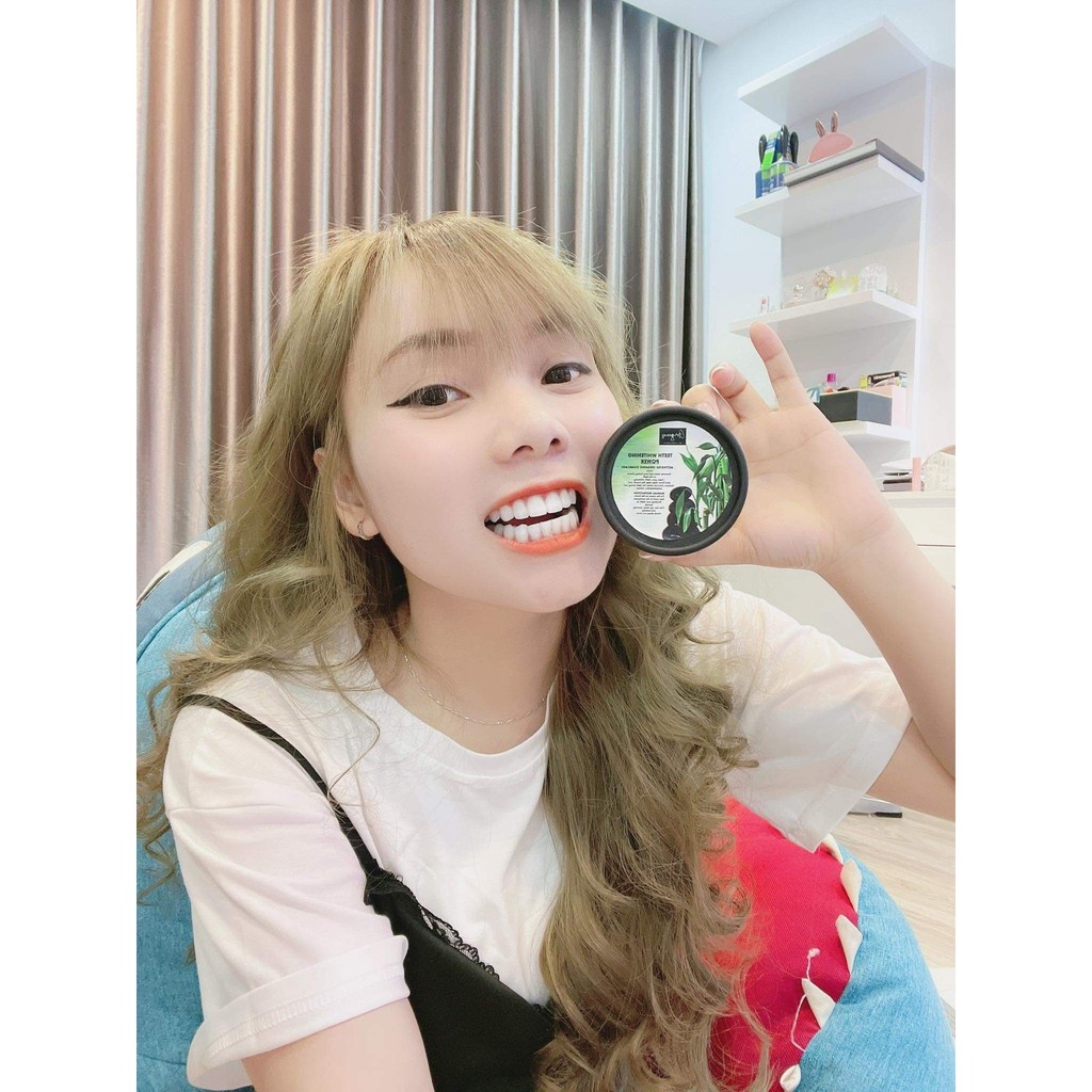 BỘT TẨY TRẮNG RĂNG THAN HOẠT TÍNH GORGEOUS 50GR