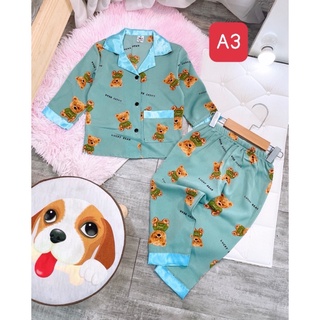 bộ pizama lụa mango 9-21kg