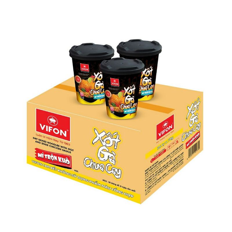 [Mã 77FMCGSALE1 giảm 10% đơn 250K] Mì ly trộn khô cua sốt me - xốt gà chua cay - tôm cháy tỏi - phá lấu 75g | BigBuy360 - bigbuy360.vn