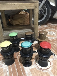 Bộ phin pha cafe gốm sứ hàng Bát Tràng