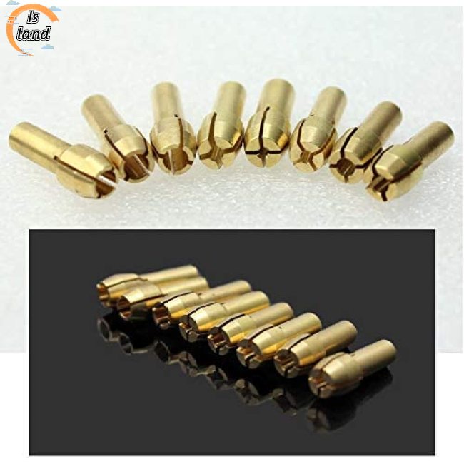 Bộ Đầu Kẹp Mũi Khoan Mini Bằng Đồng Cho Máy Khoan Điện Chế Tác Gỗ