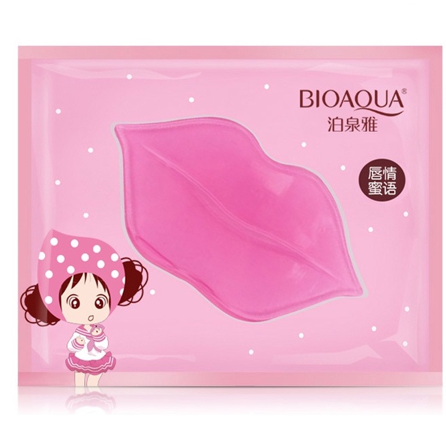 Mặt nạ môi Bioaqua hàng nội địa Trung chăm sóc môi cực tốt