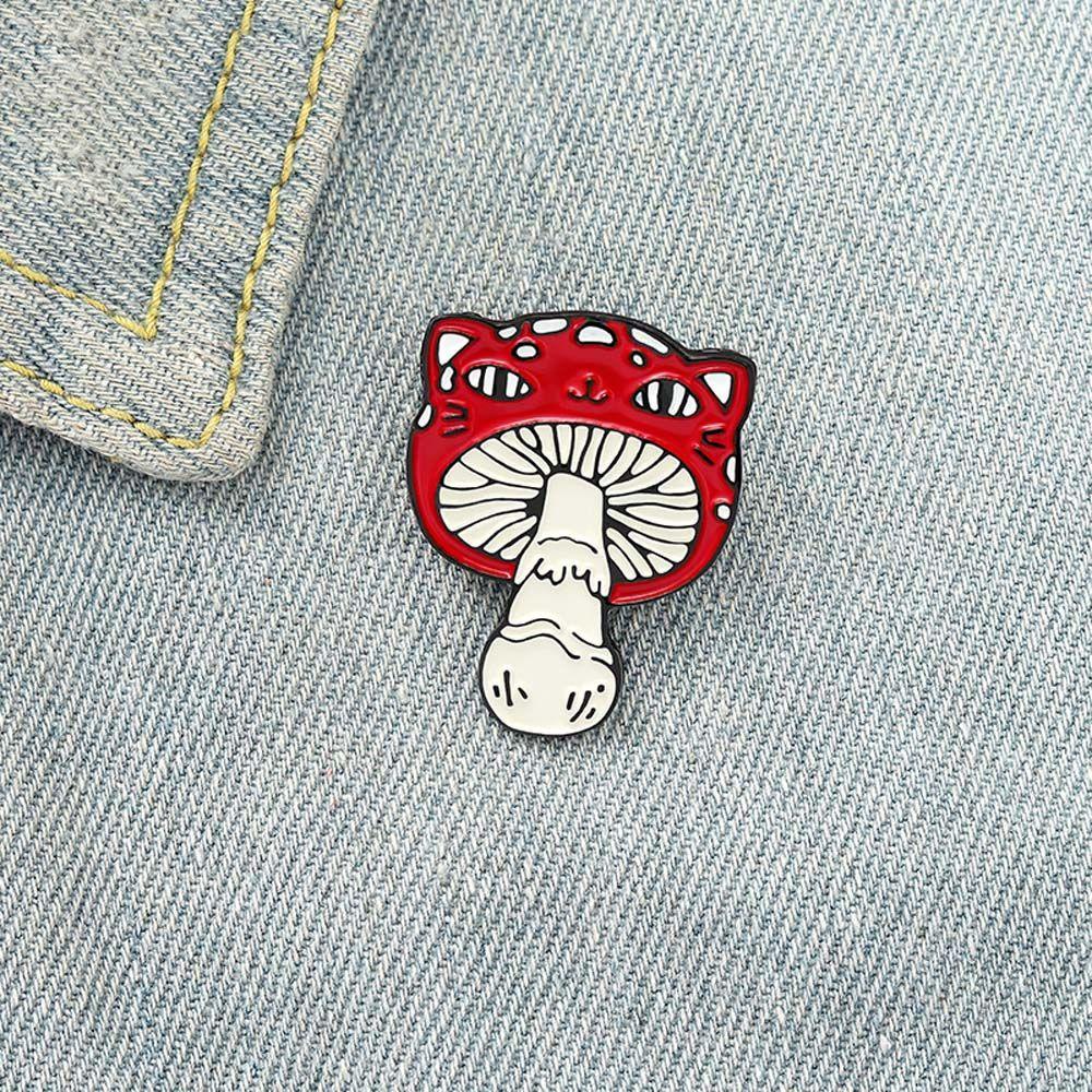 IVORY Ghim Cài Áo Hình Nấm Dễ Thương Cho Bé