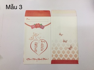 Phong bì mừng đám cưới bắt mắt