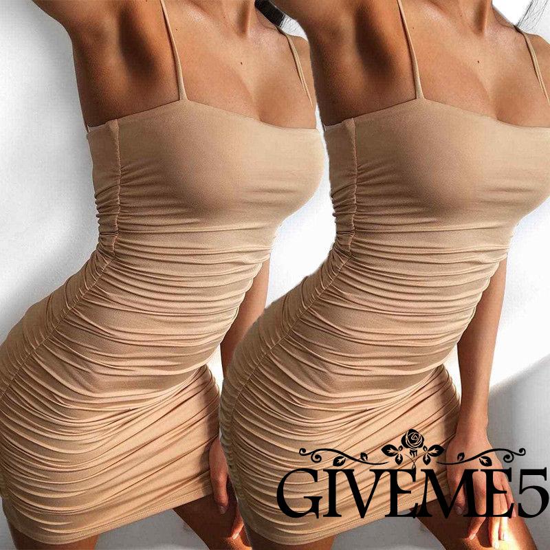 Đầm Dây Ôm Dáng Hở Lưng Quyến Rũ Dành Cho Nữ