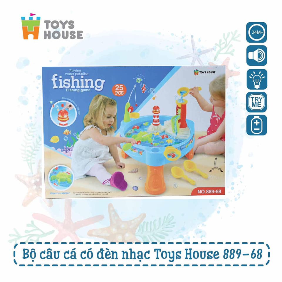 Bộ đồ chơi câu cá có đèn nhạc Toys house