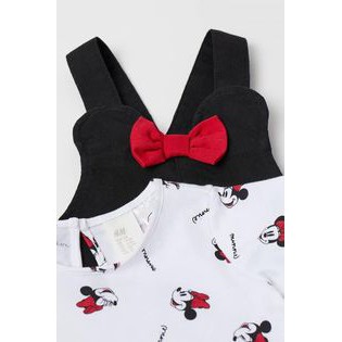 Set yếm Mickey đen nơ đỏ