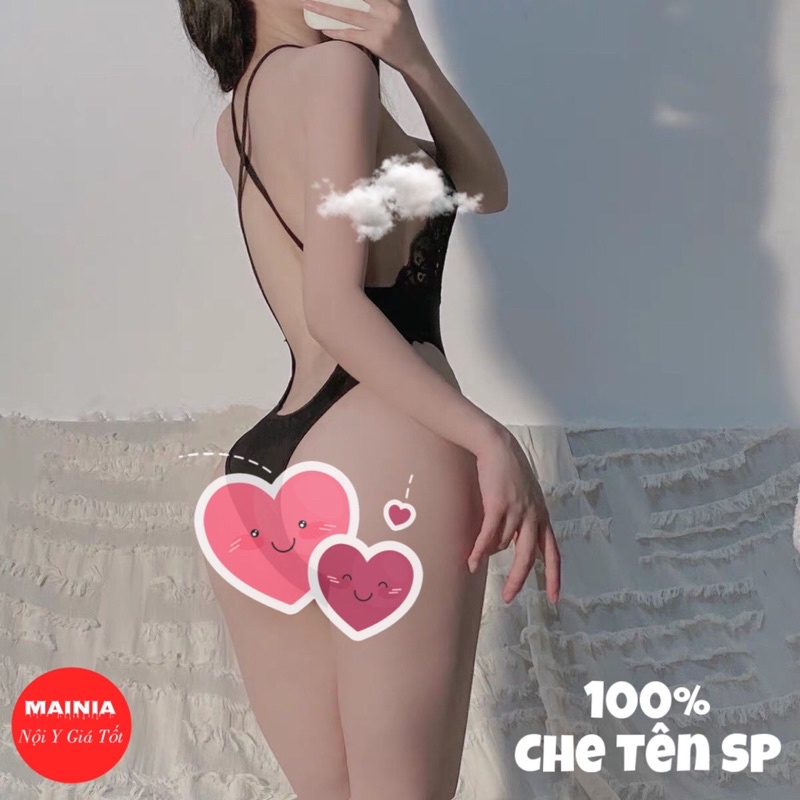 Bộ Đồ Ngủ Body Liền Thân Ren Hoa Cao Cấp Sexy Gợi Cảm Mainia Shop