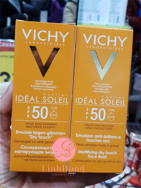 KEM CHỐNG NẮNG VICHY SPF50+ CHO DA DẦU -HỠN HỢP THIÊN DẦU | BigBuy360 - bigbuy360.vn
