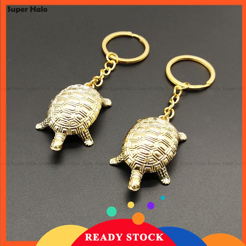 Móc khóa hình rùa vàng thời trang Nhật Bản