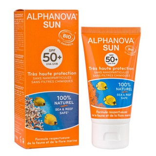 Kem chống nắng hữu cơ Spf50+ Alphanova Sun 50ml