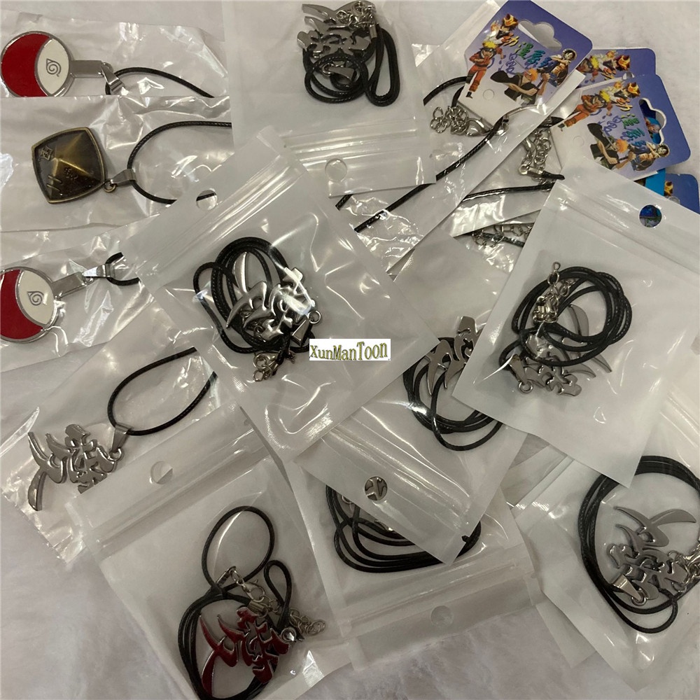 Hộp Quà Tặng Móc Khóa/Vòng cổ/Móc Chìa Khóa Bằng Acrylic In Hình Naruto