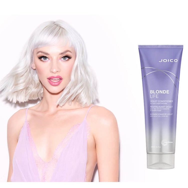 Dầu Xả  Tím Khử Vàng  Bền Màu Tóc Nhuộm JOICO Blonde Life Violet 250ml