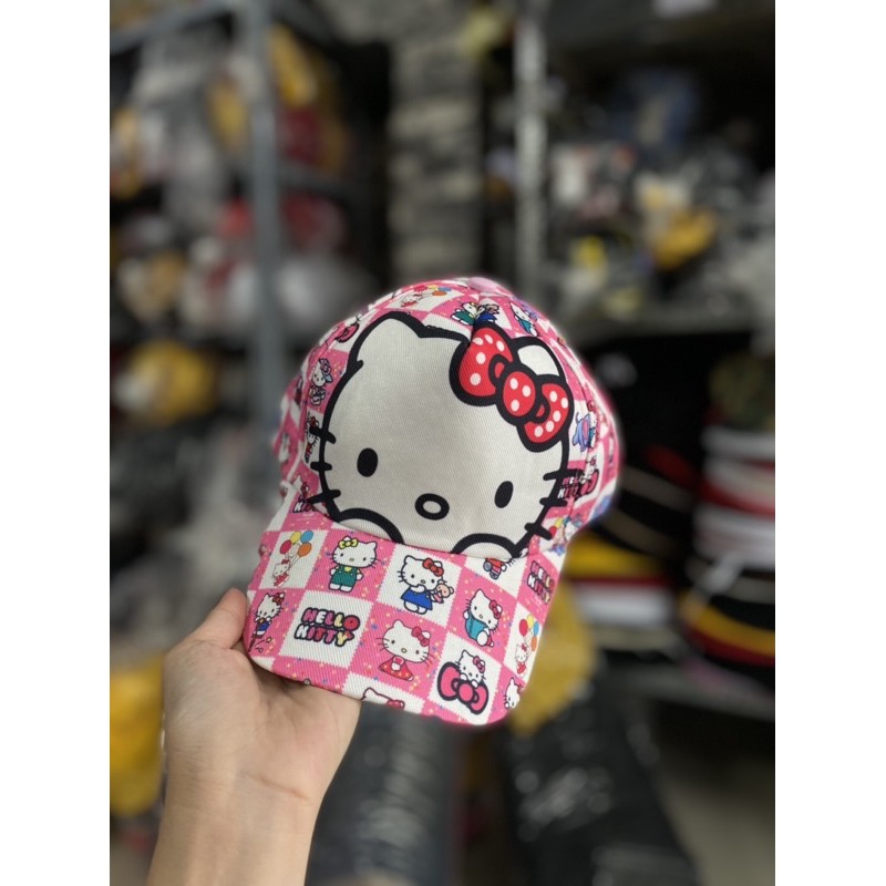 [ Bé 2-5 tuổi ] Nón kết HELLO KITTY siêu đẹp cho bé Gái