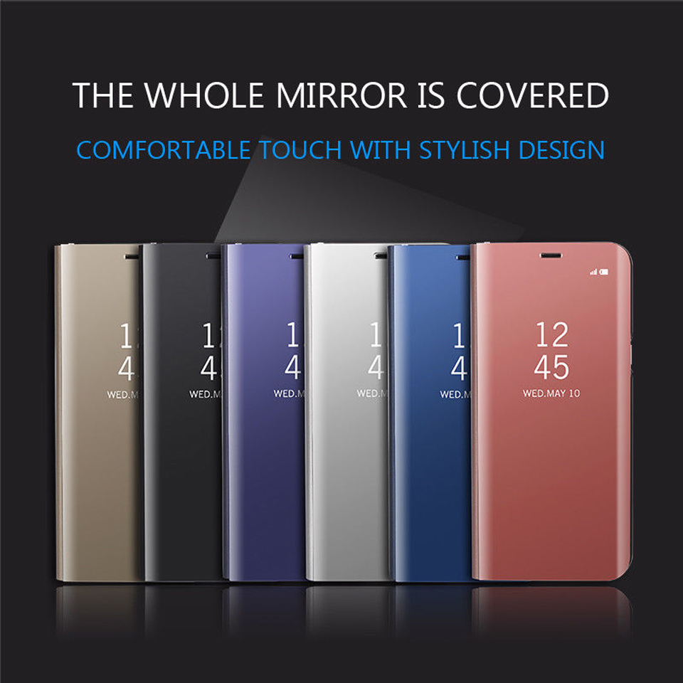 For Xiaomi Redmi Note 11 Pro Case Smart Mirror Magnetic Flip Cover RedmiNote11 11Pro 5G 11S 4G Stand Shockproof Coque